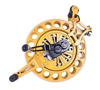 ZLSNOBLE Kite Reel Winder 32 Cm, Variable Speed and Labor-Saving Large Anti-Reverse Disc Brake, Kite Reel, Winding Tool Accessories(Yellow)
