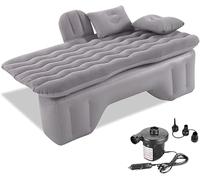 ZLSXTN Auto Matelas Gonflable Voiture pour Ford Transit Custom,Flocage Double Face Siège Arrière Lit Voiture pour Camping Voyage Repos Sièges d'auto Multifonctionnel avec,Grey