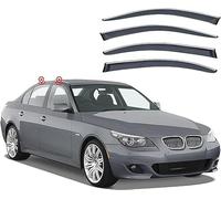 ZLSXTN Déflecteurs d'air pour BMW 5 Series E60 2004-2010,Acide Acrylique Déflecteurs Vitres Latérales Déflecteurs Vent Déflecteurs Pluie Réduction du Turbulences Aérodynamique Accessoires Auto