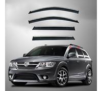 ZLSXTN Déflecteurs d'air pour Fiat Freemont 2008-2020,Acide Acrylique Déflecteurs Vitres Latérales Déflecteurs Vent Déflecteurs Pluie Réduction du Turbulences Aérodynamique Accessoires Auto