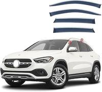 ZLSXTN Déflecteurs d'air pour Mercedes-Benz GLA 2017-2019,Acide Acrylique Déflecteurs Vitres Latérales Déflecteurs Vent Déflecteurs Pluie Réduction du Turbulences Aérodynamique Accessoires Auto
