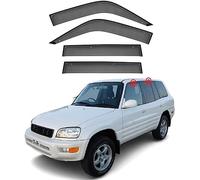 ZLSXTN Déflecteurs d'air pour Toyota RAV4 1994-1999,Acide Acrylique Déflecteurs Vitres Latérales Déflecteurs Vent Déflecteurs Pluie Réduction du Turbulences Aérodynamique Accessoires Auto