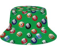 Zltegako Chapeau bob de billard pour homme, femme, adolescent, voyage, plage, soleil, pêche, randonnée, Comme indiqué sur la photo, taille unique