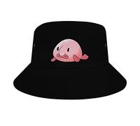 Zltegako Chapeau bob unisexe Blobfish Snacks - Chapeau de pêcheur - Chapeau de soleil tendance - Pour l'été, la plage, l'extérieur, Mignon blobfish, taille unique