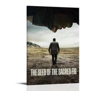 ZLTOFJ Affiche vintage de film « The Seed of the Sacred Fig » - Décoration moderne pour chambre à coucher, bureau, chanteur, célébrité, musique, dessin animé, affiche d'art 60 x 90 cm avec cadre
