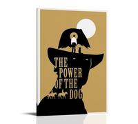ZLTOFJ Drame psychologique occidental The Power of The Dog Vintage Movie Modern Family Bedroom Office Decoration Celebrity Singer Music Movie Cartoon Poster Art Poster 20 x 30 cm Cadre