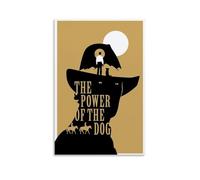 ZLTOFJ Drame psychologique occidental The Power of The Dog Vintage Movie Modern Family Bedroom Office Decoration Celebrity Singer Music Movie Cartoon Poster Art Poster 20 x 30 cm Sans cadre