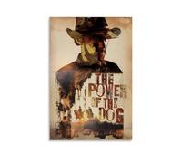 ZLTOFJ Drame psychologique occidental The Power of The Dog Vintage Movie Modern Family Bedroom Office Decoration Celebrity Singer Music Movie Cartoon Poster Art Poster 20 x 30 cm Sans cadre