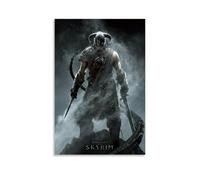 ZLTOFJ Poster de jeu vidéo The Elder Scrolls V Skyrim - Décoration moderne pour chambre à coucher, bureau, célébrité, chanteur, musique, film de dessin animé, affiche d'art 20 x 30 cm (20 x 30 cm