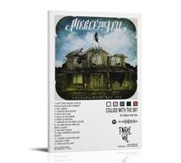 ZLTOFJ Poster de musique Pierce The Veil Collide With The Sky - Décoration moderne pour chambre à coucher, bureau, célébrité, chanteur, musique, film de dessin animé, affiche d'art 50 x 75 cm, style