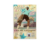 ZLTOFJ Tyler The Creator Call Me If You Get Lost Music Poster Moderne pour chambre à coucher, bureau, célébrité, chanteur, musique, dessin animé, affiche d'art 60 x 90 cm, sans cadre