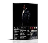 ZLTOFJ Youngboy Affiche musicale « Never Broke Again The Last Slimeto » - Décoration moderne pour chambre à coucher, bureau, chanteur de célébrités - 50 x 75 cm - Style cadre