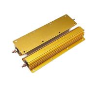 ZLTXFDD 1 pièce / lot 200 W 300 W 500 W coque en aluminium doré résistance 0,1R ~ 10K 0,5 1 2 4 6 8 10 12 15 25 30 40 50 100 150 200 300 400 500 1 kOhm (200 W 300 W 500 W 00 W. 25 Ohm)