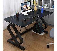 zlw-shop Bureau Multifonction Pc Bureau avec Carte téléphonique Mobile Slot Ergonomique Arc Simple Mode électronique (Color : Black, Size : 140CM)