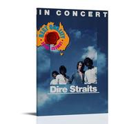 ZLWZPZLN Dire Straits - Impression sur toile représentant la célèbre chanteuse pop - Décoration murale pour chambre à coucher - 60 x 90 cm - Style cadre
