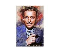 ZLWZPZLN Impression sur toile Bing Crosby célèbre chanteur pop - Décoration murale pour chambre à coucher - 30 x 45 cm - Style sans cadre