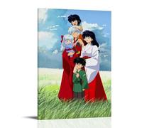 ZLWZPZLN InuYasha Poster d'anime populaire sur toile - Décoration murale pour chambre à coucher - 20 x 30 cm - Style cadre
