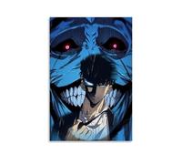 ZLWZPZLN Solo Leveling - Impression sur toile - Décoration murale pour chambre à coucher - 40 x 60 cm - Style sans cadre