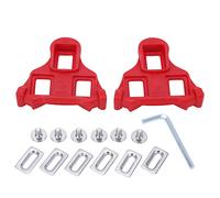 ZLXCAOB 1 paire/ensemble cales de pédale de vélo de montagne pince de plaque de pédales de vélo antidérapantes pour le cyclisme rouge