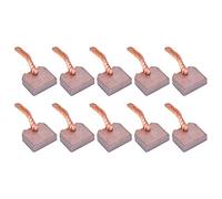 ZLXCAOB 10 pièces Kits de Remplacement de balais de Charbon adaptés au Moteur de démarreur de Voiture FT-128 J458 8x25x21mm