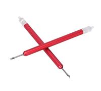 ZLXCAOB 2 pièces dissolvant d'aiguilles de montre en acier inoxydable résistance à la rouille heure Min seconde main outil de suppression rouge