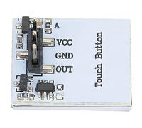 ZLXCAOB 2 pièces HTTM 2.7 V-6 V module de bouton de commutation tactile anti-interférence capacitif (Rouge)