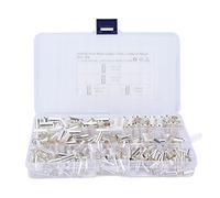 ZLXCAOB 240pcs Haute Performance Red Copper Tin plaqué Ferrules Kit Crimp Terminal pour Les appareils électroménagers pour l'équipement Audio