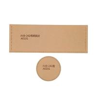 ZLXCAOB 2Pcs Acrylic Template Transparent Easy Store Durable Hand-Made Leather Craft Tool for Make Pen Holder