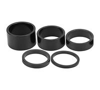 ZLXCAOB 5 pièces/ensemble rondelle de fourche avant de vélo VTT rondelle de fourche d'espacement de casque en aluminium