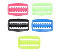 ZLXCAOB 5 pièces Support de Ceinture de Poids de plongée antidérapant 60mm PP Ceinture de Sangle de plongée Bouchon Coulissant