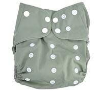 ZLXCAOB Baby Washable Diapers Average Size Reusable Soft Breathable Adjustable Pocket Cloth Nappies (ES074-1304)