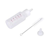 ZLXCAOB Biberon de lait pour nouveau-né, petit chien, chiot, chat, chaton, distributeur de lait avec brosse 50 ml