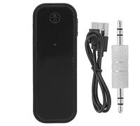 ZLXCAOB Bluetooth5.0 Adaptateur AUX Long Battery Life Music Receiver pour Les écouteurs de Voiture - Appelez Noir