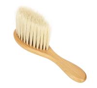 ZLXCAOB Brosse à plumeau pour le visage en nylon professionnel en bois de hêtre Brosse à plumeau douce et propre pour le barbier