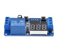 ZLXCAOB Commutateur de contrôle du temps 12 V intermittent infinie MCU module de relais de synchronisation avec affichage LED