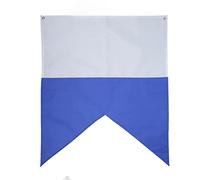 ZLXCAOB Drapeaux de plongée Bleu Blanc Couleurs Vives Drapeau de plongée en Polyester léger 70x60 cm pour Les activités sous-Marines de plongée en apnée