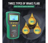 ZLXCAOB DY23C Testeur de Liquide de Frein de Voiture Outil de Test précis pour Affichage numérique de Voiture Outil de vérification de la teneur en Eau du Liquide de Frein