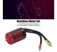 ZLXCAOB - ensemble de moteurs sans balais M2838, carte de programmation ESC 35A, contrôleur de vitesse électronique, ensemble combiné pour voiture RC 1/14 1/16 (5800KV)