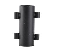 ZLXCAOB Fixateur de Poteau d'auvent avec Support métallique de Tube d'auvent à Double Trou latéral pour tiges de Parasol de Patio de Tente de Camping en Plein air