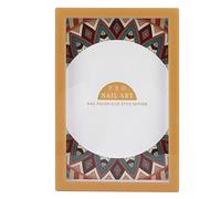 ZLXCAOB Livre d'affichage de couleur autocollant en gel pour ongles avec fermeture magnétique, carte de couleur de vernis à ongles DIY