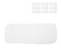 ZLXCAOB Lot de 10 couches lavables pour bébé réutilisables, absorbantes rapides, 2 couches, fournitures en fibre superfine