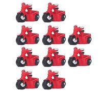 ZLXCAOB Lot de 10 mini triroues - Mini paysage - Ornement de bricolage - Poupée - Décoration de gâteau - Combinaison de plantes grasses - Décoration de plantes en pot