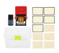 ZLXCAOB Machine de codage de date réglable, plastique ABS, outil de production d'impression manuelle, type D-4