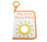 ZLXCAOB Mon Premier Livre de mémoire Photo en Tissu Doux, Motif Mignon, Album Photo pour bébé, résistant aux déchirures pour Les Tout-Petits