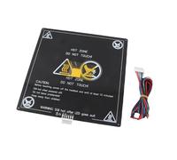 ZLXCAOB Plaque de lit chauffant pour imprimante 3D, tapis chauffant en aluminium de remplacement 12 V avec fil pour Anet A8 A6