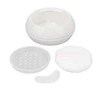 ZLXCAOB Récipient de Poudre de Maquillage Rechargeable Vide boîte de Poudre en Vrac avec cuillère de Tamis de bouffée de Poudre pour Un Usage Quotidien de Voyage