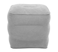 ZLXCAOB Repose-Pieds Gonflable Oreiller de Repose-Jambes de Voyage Portable Ergonomique Confortable pour Voiture d'avion (Grise)