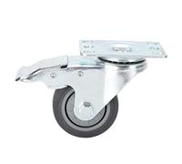 ZLXCAOB Roulette pivotante Remplacement d'accessoire de Roue TPR Robuste à Faible Bruit avec Frein pour Chariot