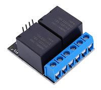 ZLXCAOB SL25A02 5V 2 canaux Module de relais autobloquant Bistable commutateur de commande de bas niveau à puce unique