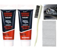 ZLXFT Pâte de Réparation D'échappement,2pcs Pâte de Montage pour Pot D'échappement,Mastic Echappement,Mastic D'étanchéité Résistant à la Chaleur,Haute ÉTanchépté Au Gaz,Pâte de Montage D'échappement